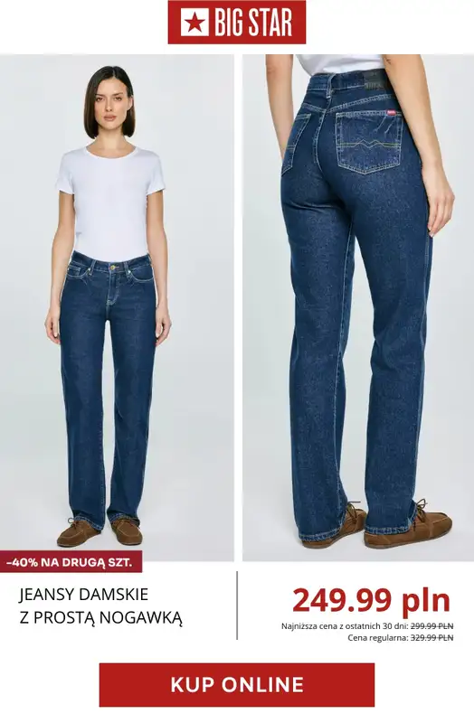 BIG STAR - gazetka promocyjna -40% na drugą sztukę od poniedziałku 27.04 do poniedziałku 04.05 - strona 2