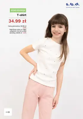 5.10.15 - gazetka promocyjna Koszulki dla dziewczynki od 19,99 zł od poniedziałku 27.04  - strona 3