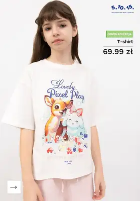 5.10.15 - gazetka promocyjna Koszulki dla dziewczynki od 19,99 zł od poniedziałku 27.04  - strona 7