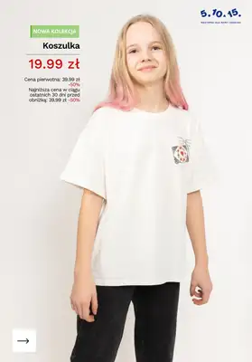 5.10.15 - gazetka promocyjna Koszulki dla dziewczynki od 19,99 zł od poniedziałku 27.04  - strona 2