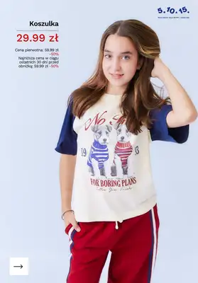 5.10.15 - gazetka promocyjna Koszulki dla dziewczynki od 19,99 zł od poniedziałku 27.04  - strona 6