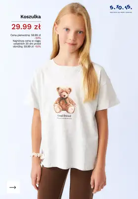 5.10.15 - gazetka promocyjna Koszulki dla dziewczynki od 19,99 zł od poniedziałku 27.04  - strona 4