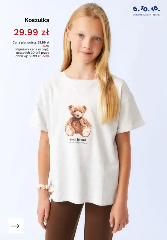 5.10.15 - gazetka promocyjna Koszulki dla dziewczynki od 19,99 zł od poniedziałku 27.04  - strona 4