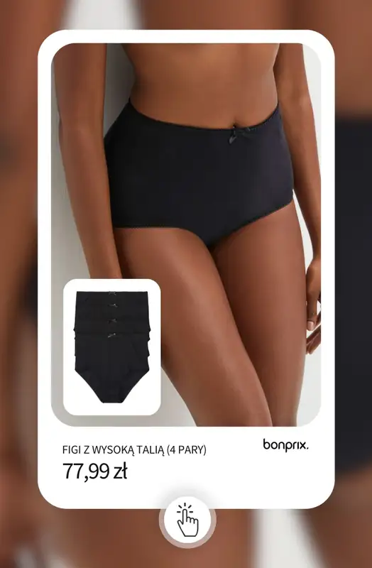 bonprix - gazetka promocyjna -20% na BIELIZNĘ + darmowa dostawa od poniedziałku 27.04 do środy 29.04 - strona 13