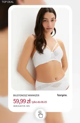 bonprix - gazetka promocyjna -20% na BIELIZNĘ + darmowa dostawa od poniedziałku 27.04 do środy 29.04 - strona 2