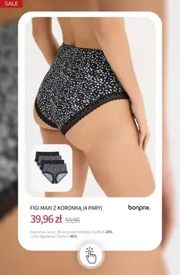 bonprix - gazetka promocyjna -20% na BIELIZNĘ + darmowa dostawa od poniedziałku 27.04 do środy 29.04 - strona 16