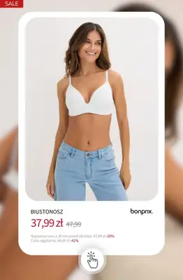 bonprix - gazetka promocyjna -20% na BIELIZNĘ + darmowa dostawa od poniedziałku 27.04 do środy 29.04 - strona 9