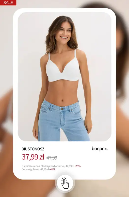 bonprix - gazetka promocyjna -20% na BIELIZNĘ + darmowa dostawa od poniedziałku 27.04 do środy 29.04 - strona 9