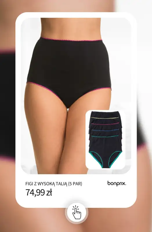 bonprix - gazetka promocyjna -20% na BIELIZNĘ + darmowa dostawa od poniedziałku 27.04 do środy 29.04 - strona 11