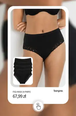 bonprix - gazetka promocyjna -20% na BIELIZNĘ + darmowa dostawa od poniedziałku 27.04 do środy 29.04 - strona 12