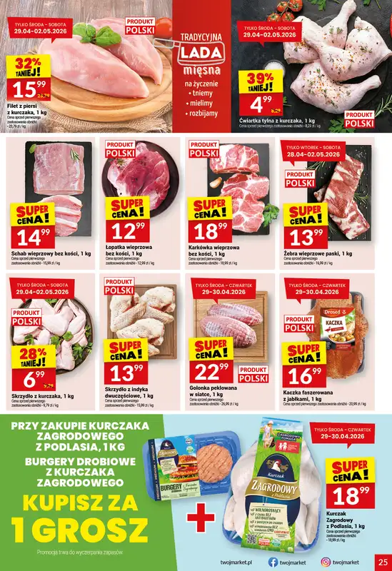 Twój Market - gazetka promocyjna Gazetka od wtorku 28.04 do wtorku 05.05 - strona 25
