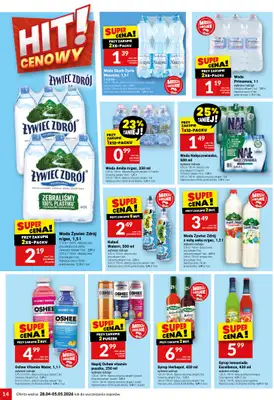 Twój Market - gazetka promocyjna Gazetka od wtorku 28.04 do wtorku 05.05 - strona 14