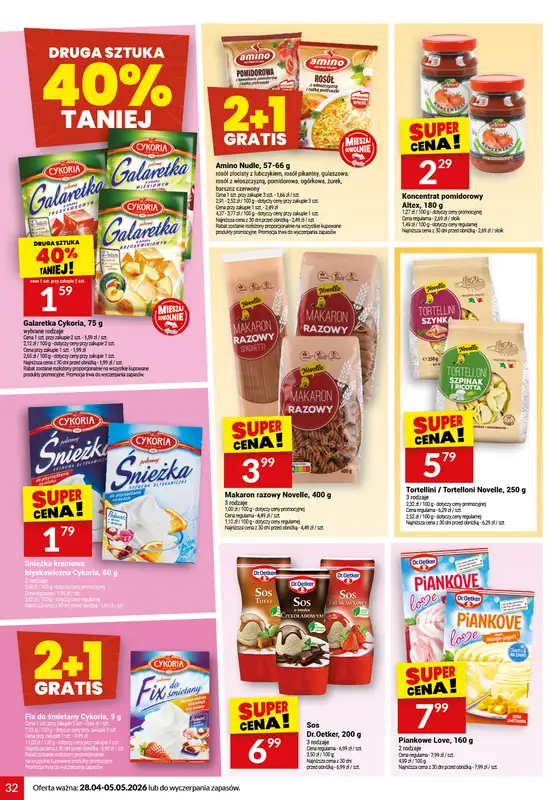 Twój Market - gazetka promocyjna Gazetka od wtorku 28.04 do wtorku 05.05 - strona 32