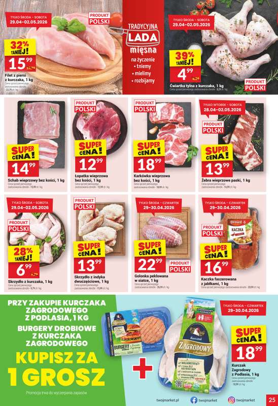 Twój Market - gazetka promocyjna Gazetka od wtorku 28.04 do wtorku 05.05 - strona 25