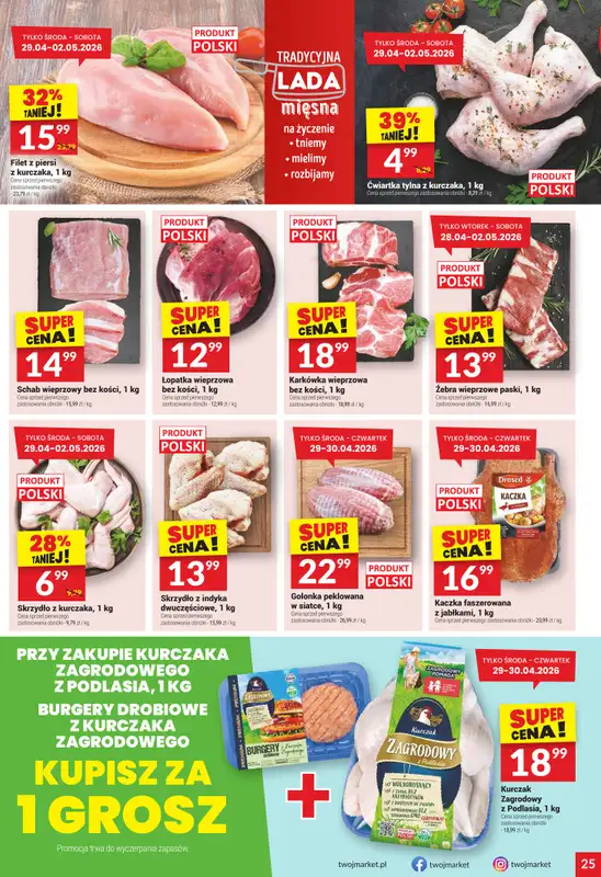 Twój Market - gazetka promocyjna Gazetka od wtorku 28.04 do wtorku 05.05 - strona 25