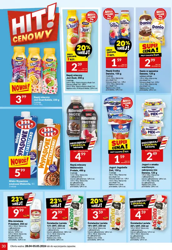 Twój Market - gazetka promocyjna Gazetka od wtorku 28.04 do wtorku 05.05 - strona 30