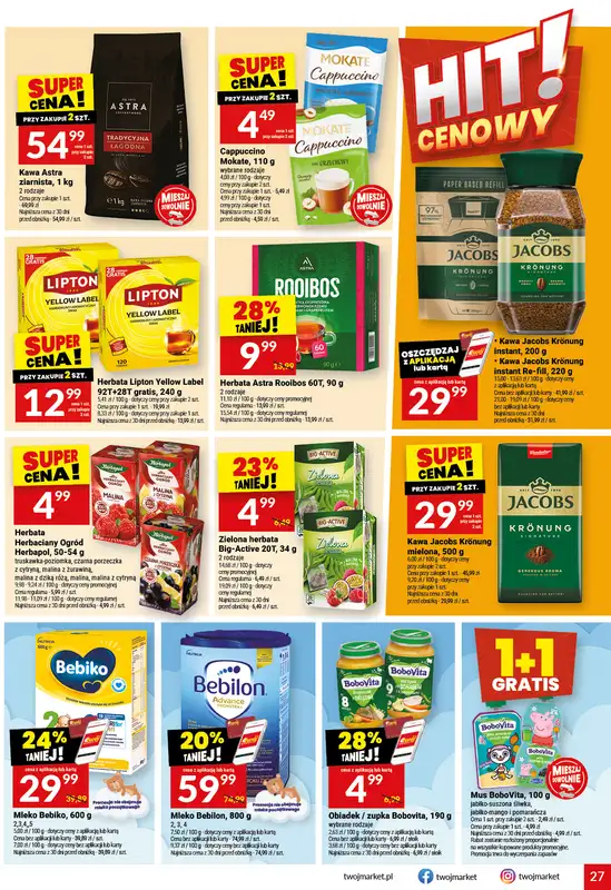 Twój Market - gazetka promocyjna Gazetka od wtorku 28.04 do wtorku 05.05 - strona 27