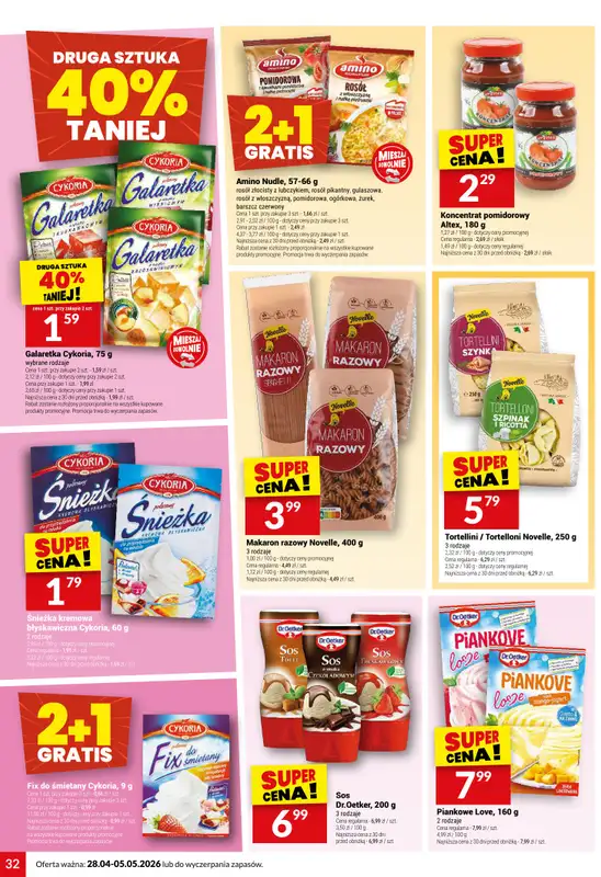 Twój Market - gazetka promocyjna Gazetka od wtorku 28.04 do wtorku 05.05 - strona 32