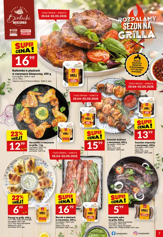 Twój Market - gazetka promocyjna Gazetka od wtorku 28.04 do wtorku 05.05 - strona 7