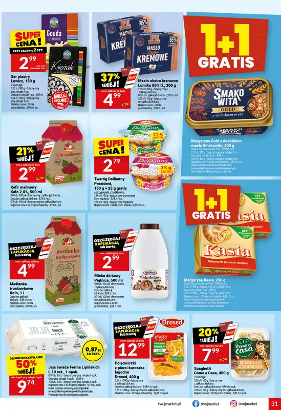 Twój Market - gazetka promocyjna Gazetka od wtorku 28.04 do wtorku 05.05 - strona 31