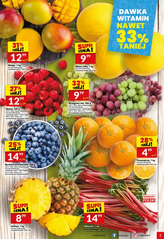 Twój Market - gazetka promocyjna Gazetka od wtorku 28.04 do wtorku 05.05 - strona 3