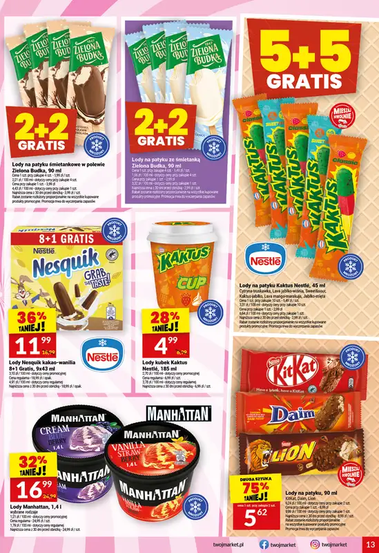 Twój Market - gazetka promocyjna Gazetka od wtorku 28.04 do wtorku 05.05 - strona 13