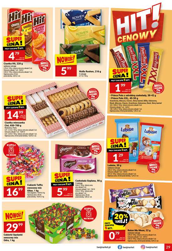 Twój Market - gazetka promocyjna Gazetka od wtorku 28.04 do wtorku 05.05 - strona 29