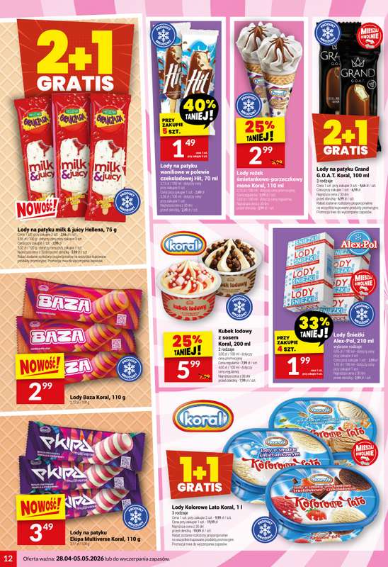 Twój Market - gazetka promocyjna Gazetka od wtorku 28.04 do wtorku 05.05 - strona 12