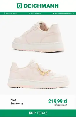 Deichmann - gazetka promocyjna Sneakersy damskie Fila od poniedziałku 27.04  - strona 9