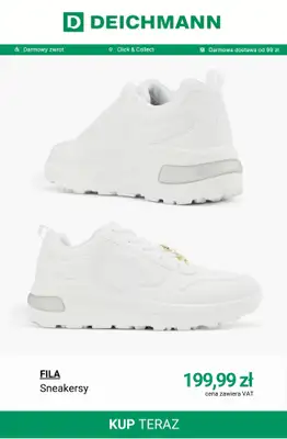 Deichmann - gazetka promocyjna Sneakersy damskie Fila od poniedziałku 27.04  - strona 6