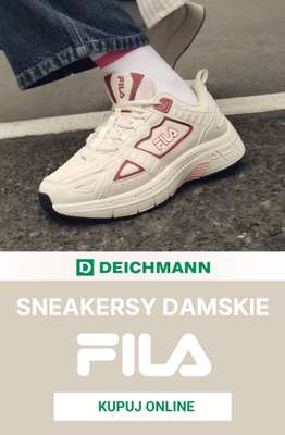 Deichmann - gazetka promocyjna Sneakersy damskie Fila od poniedziałku 27.04 