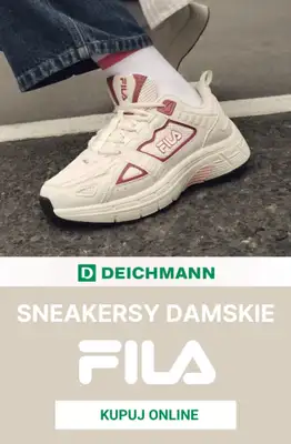 Deichmann - gazetka promocyjna Sneakersy damskie Fila od poniedziałku 27.04 