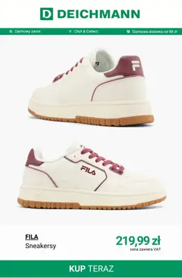 Deichmann - gazetka promocyjna Sneakersy damskie Fila od poniedziałku 27.04  - strona 5