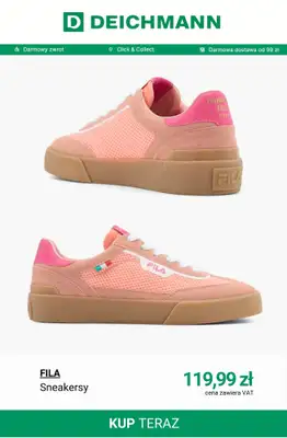 Deichmann - gazetka promocyjna Sneakersy damskie Fila od poniedziałku 27.04  - strona 12