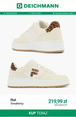 Deichmann - gazetka promocyjna Sneakersy damskie Fila od poniedziałku 27.04  - strona 11