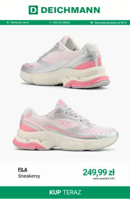 Deichmann - gazetka promocyjna Sneakersy damskie Fila od poniedziałku 27.04  - strona 3