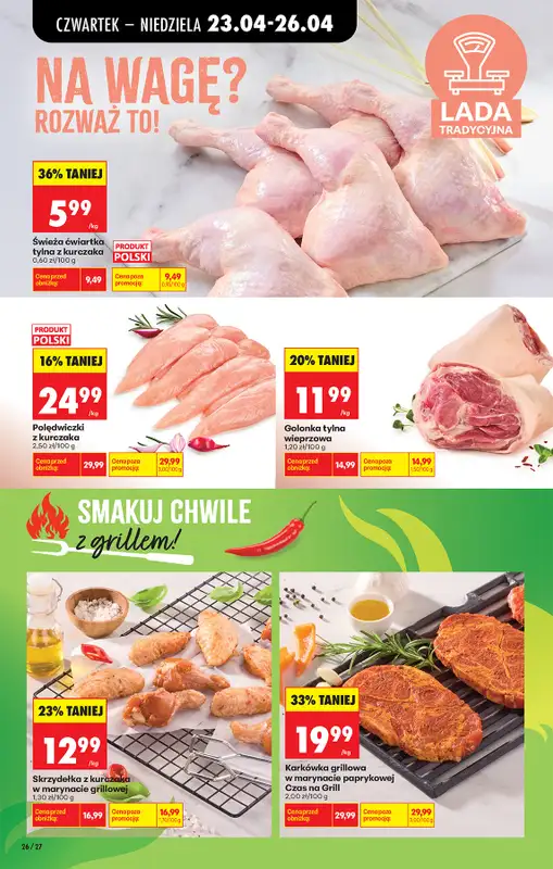 Biedronka - gazetka promocyjna Od czwartku, Z ladą tradycyjną od czwartku 23.04 do środy 29.04 - strona 46