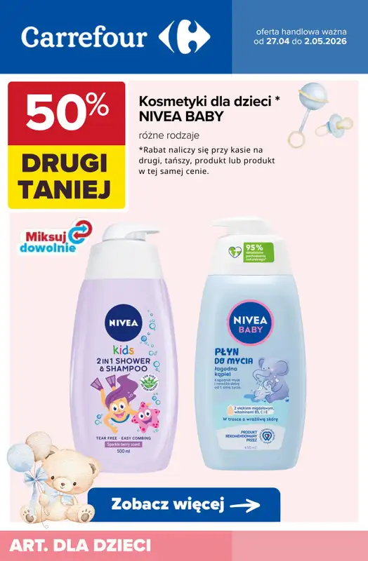 Carrefour - gazetka promocyjna Produkty dla MALUSZKA! od wtorku 28.04 do soboty 02.05 - strona 5