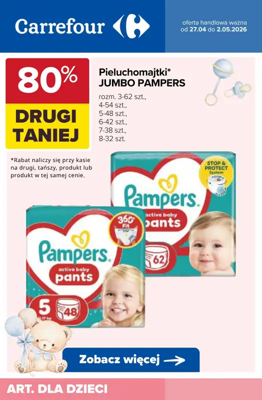 Carrefour - gazetka promocyjna Produkty dla MALUSZKA! od wtorku 28.04 do soboty 02.05 - strona 2