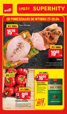 POLOmarket - gazetka promocyjna Super hity od poniedziałku 27.04 do wtorku 28.04