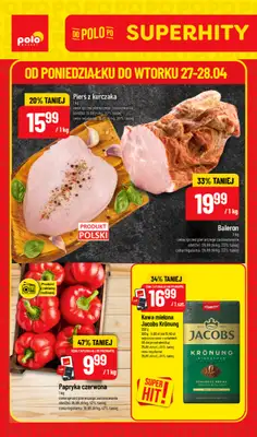 POLOmarket - gazetka promocyjna Super hity od poniedziałku 27.04 do wtorku 28.04