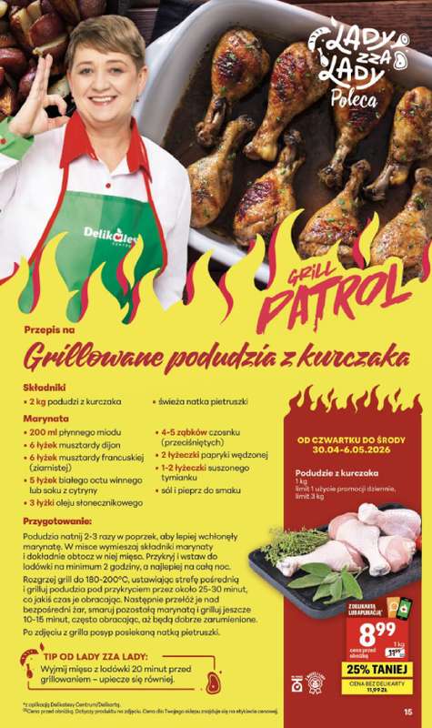 Delikatesy Centrum - gazetka promocyjna Gazetka  do środy 06.05 - strona 15
