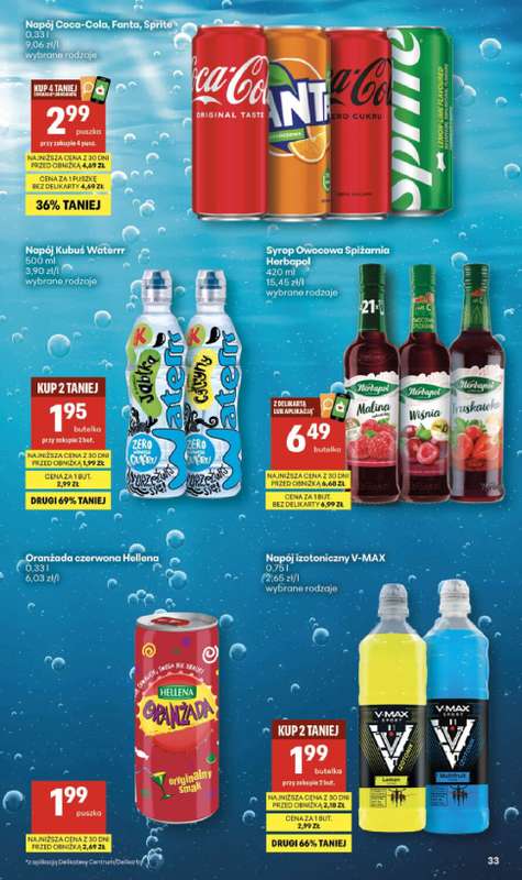 Delikatesy Centrum - gazetka promocyjna Gazetka  do środy 06.05 - strona 33