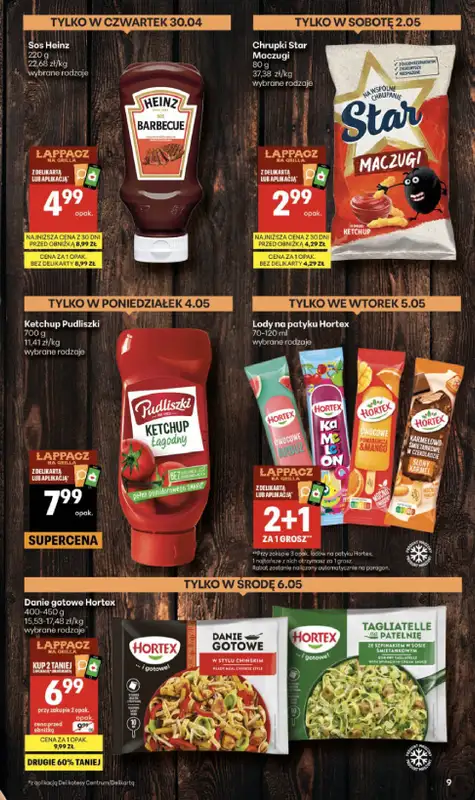 Delikatesy Centrum - gazetka promocyjna Gazetka  do środy 06.05 - strona 9