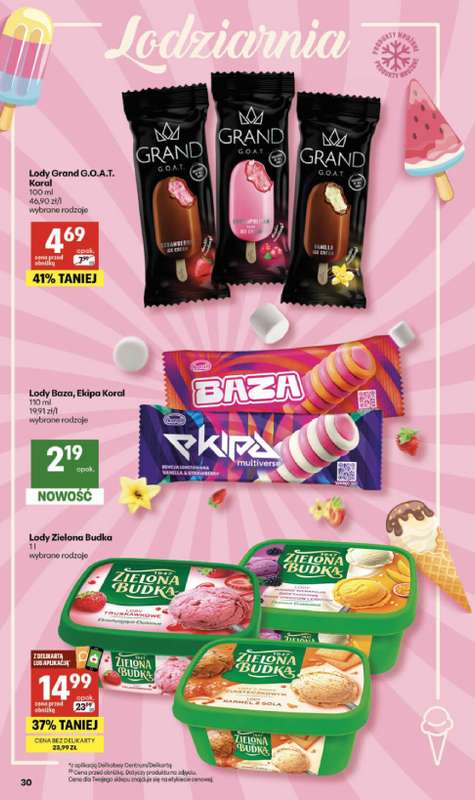 Delikatesy Centrum - gazetka promocyjna Gazetka  do środy 06.05 - strona 30