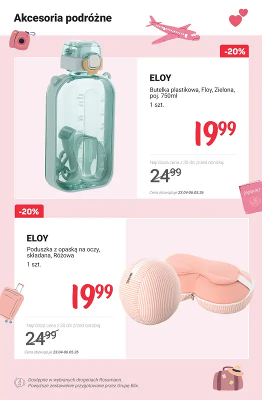 Rossmann - gazetka promocyjna Do -42% piknik i podróże od poniedziałku 27.04 do środy 06.05 - strona 12