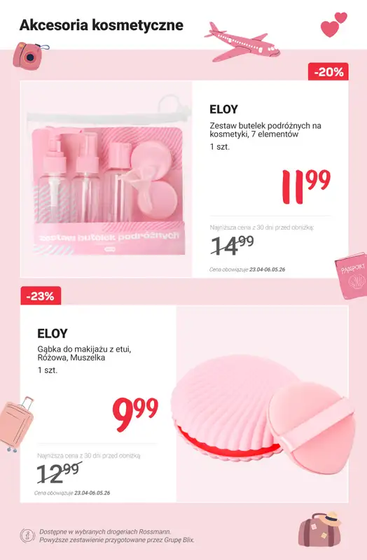 Rossmann - gazetka promocyjna Do -42% piknik i podróże od poniedziałku 27.04 do środy 06.05 - strona 4