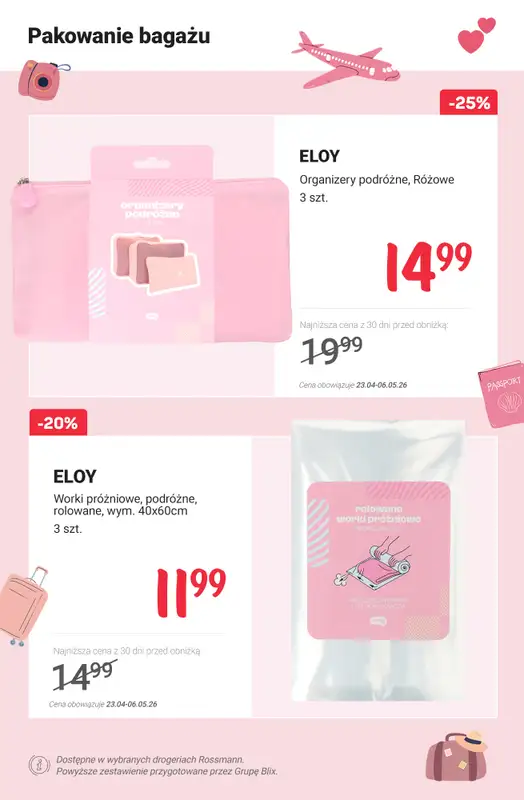 Rossmann - gazetka promocyjna Do -42% piknik i podróże od poniedziałku 27.04 do środy 06.05 - strona 5