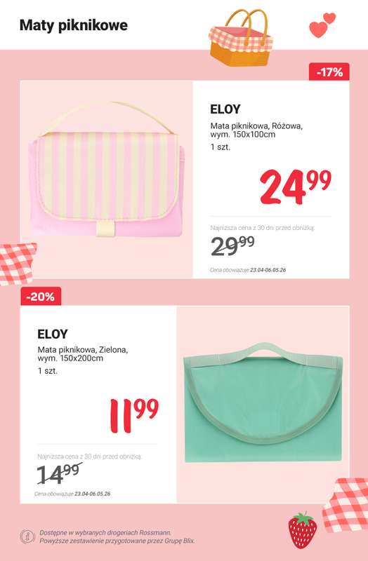 Rossmann - gazetka promocyjna Do -42% piknik i podróże od poniedziałku 27.04 do środy 06.05 - strona 9