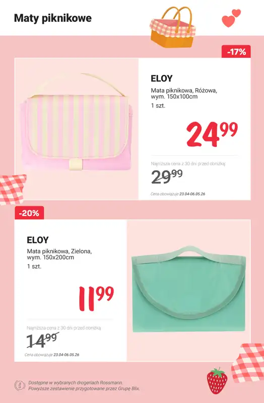 Rossmann - gazetka promocyjna Do -42% piknik i podróże od poniedziałku 27.04 do środy 06.05 - strona 9